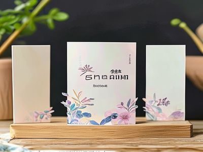 萌白酱2026夏日限定亚克力立牌产品图，双面印刷高清图案，底座稳固，桌面摆件质感精良